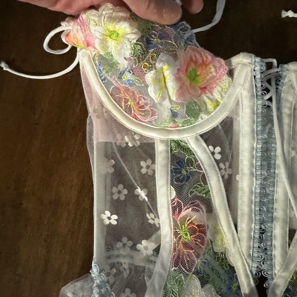 NWOT FOR LOVE & LEMONS THONG BODYSUIT LINGERIE XXS NO FLAWS - Picture 6 of 10